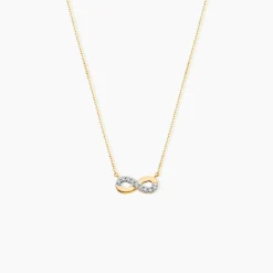 Collier Chlothilde Or Jaune Diamant
