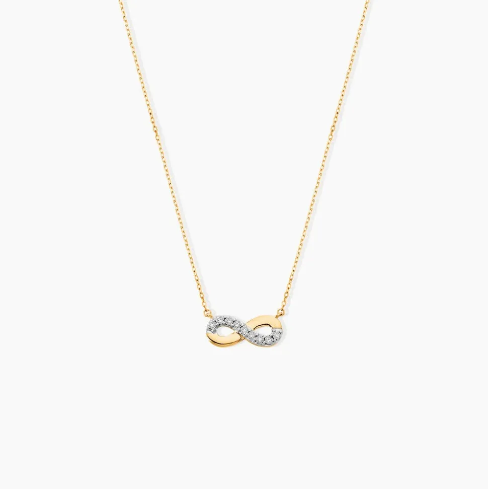 Collier Chlothilde Or Jaune Diamant