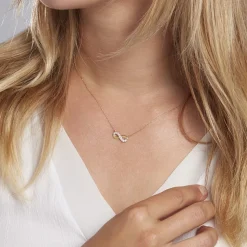 Collier Chlothilde Or Jaune Diamant