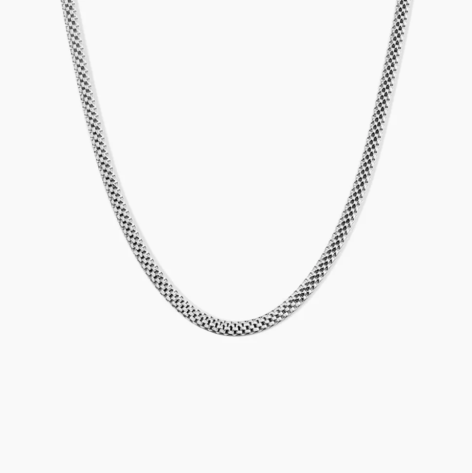 Collier Christine Argent Blanc