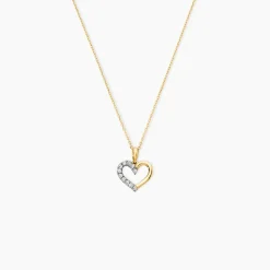 Collier Christine Or Jaune Diamant