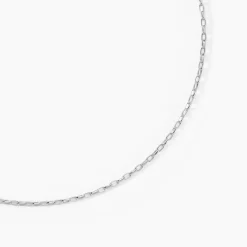 Collier Claudine Maille Forcat Argent Blanc
