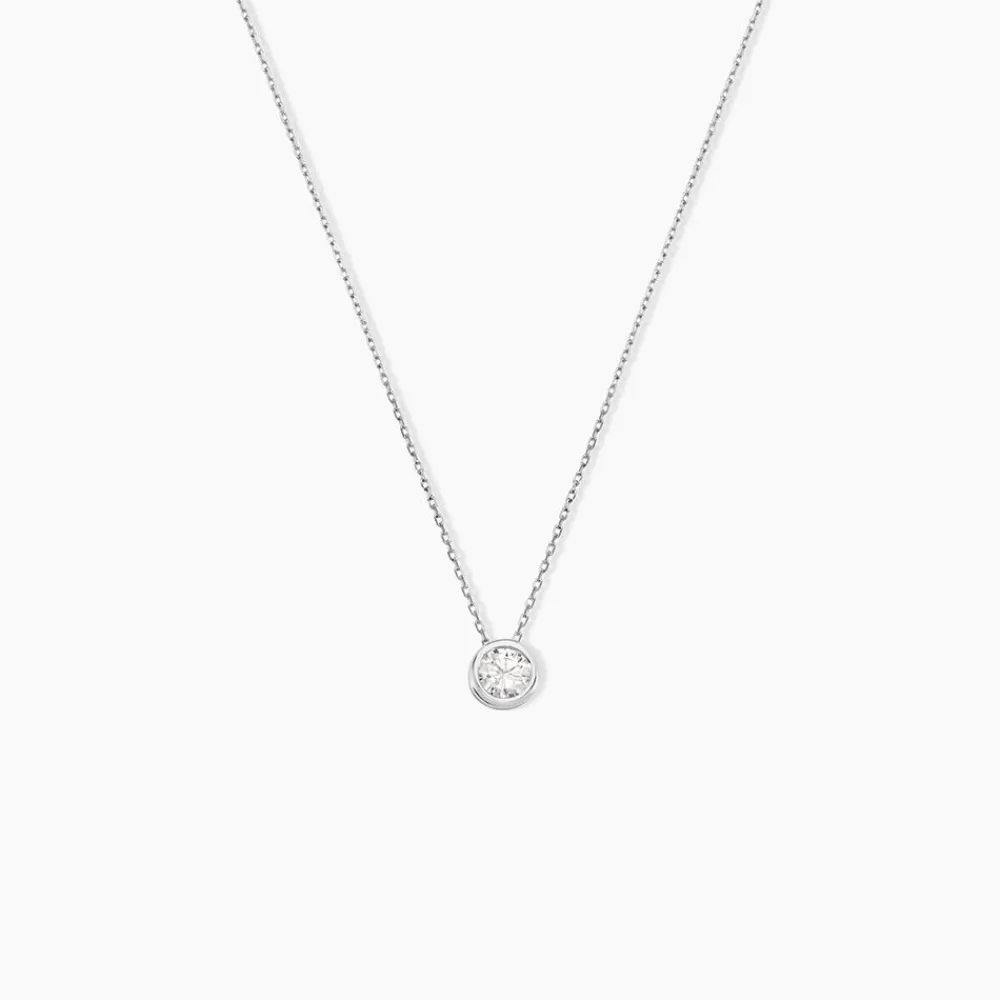 Collier Columbine De Zirconium Blanc|Marc Orian Discount