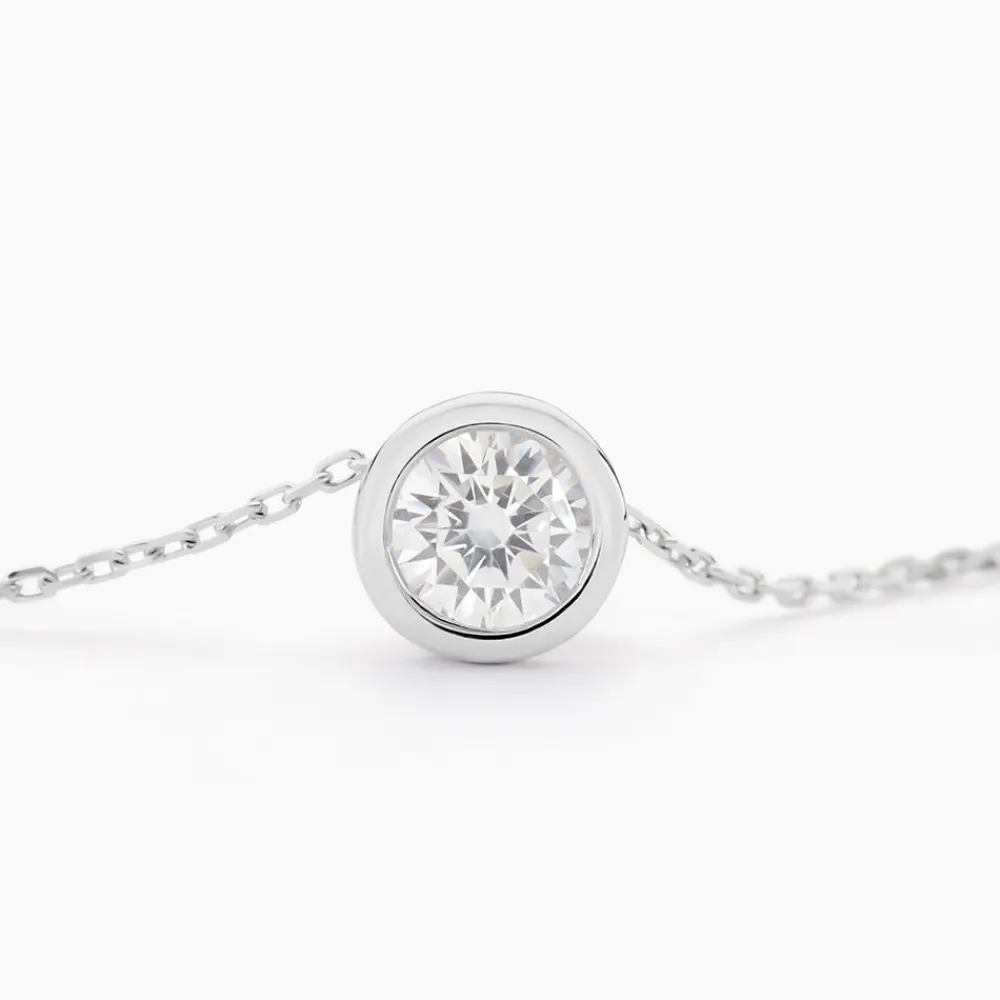Collier Columbine De Zirconium Blanc|Marc Orian Discount