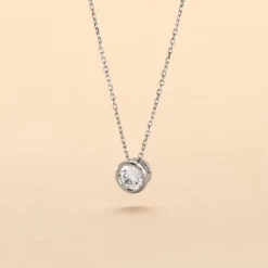 Collier Columbine De Zirconium Blanc|Marc Orian Discount