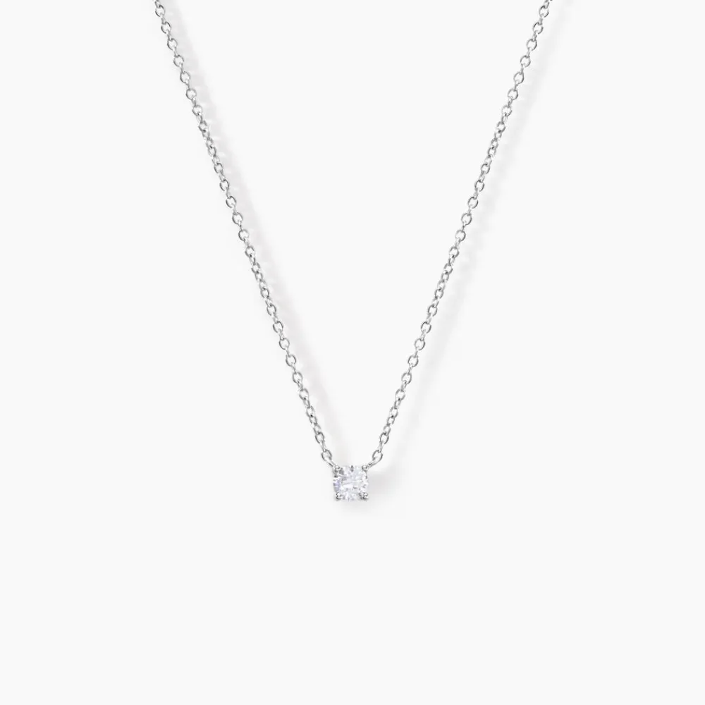 Collier Court Argent Blanc Lylwenn Oxyde De Zirconium|Marc Orian Best