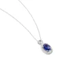 Collier Dally Or Blanc Oxyde De Zirconium Iolite|Marc Orian Online