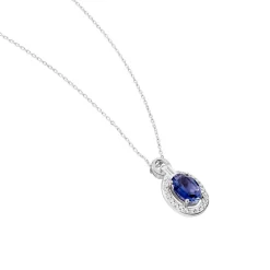 Collier Dally Or Blanc Oxyde De Zirconium Iolite|Marc Orian Online