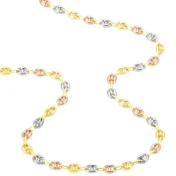 Collier Dami Maille Grain De Cafe Or Tricolore|Marc Orian Discount