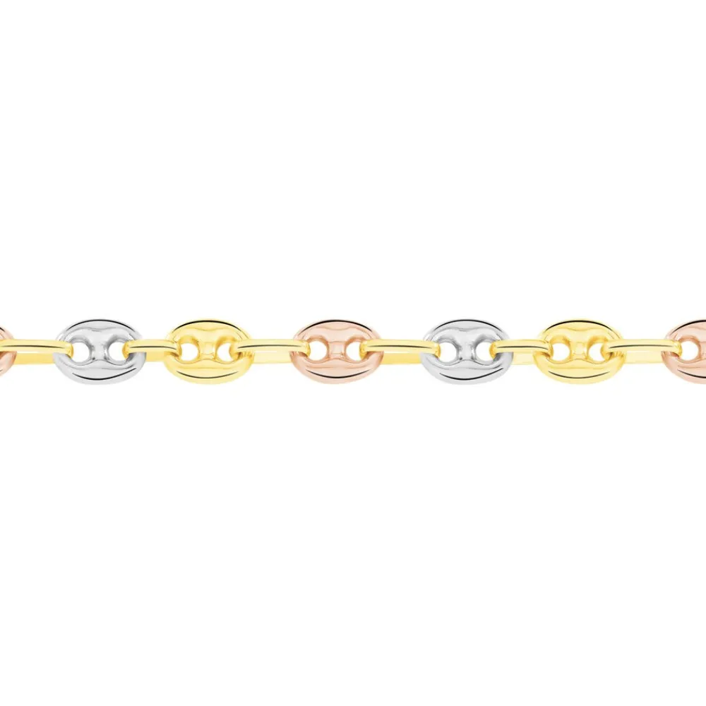 Collier Dami Maille Grain De Cafe Or Tricolore|Marc Orian Discount