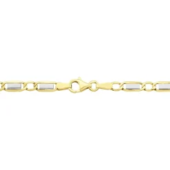 Collier Danae Plaquette Or Bicolore