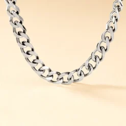 Collier Daniel Acier Blanc