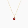 Collier Deena Or Jaune Oxyde De Zirconium