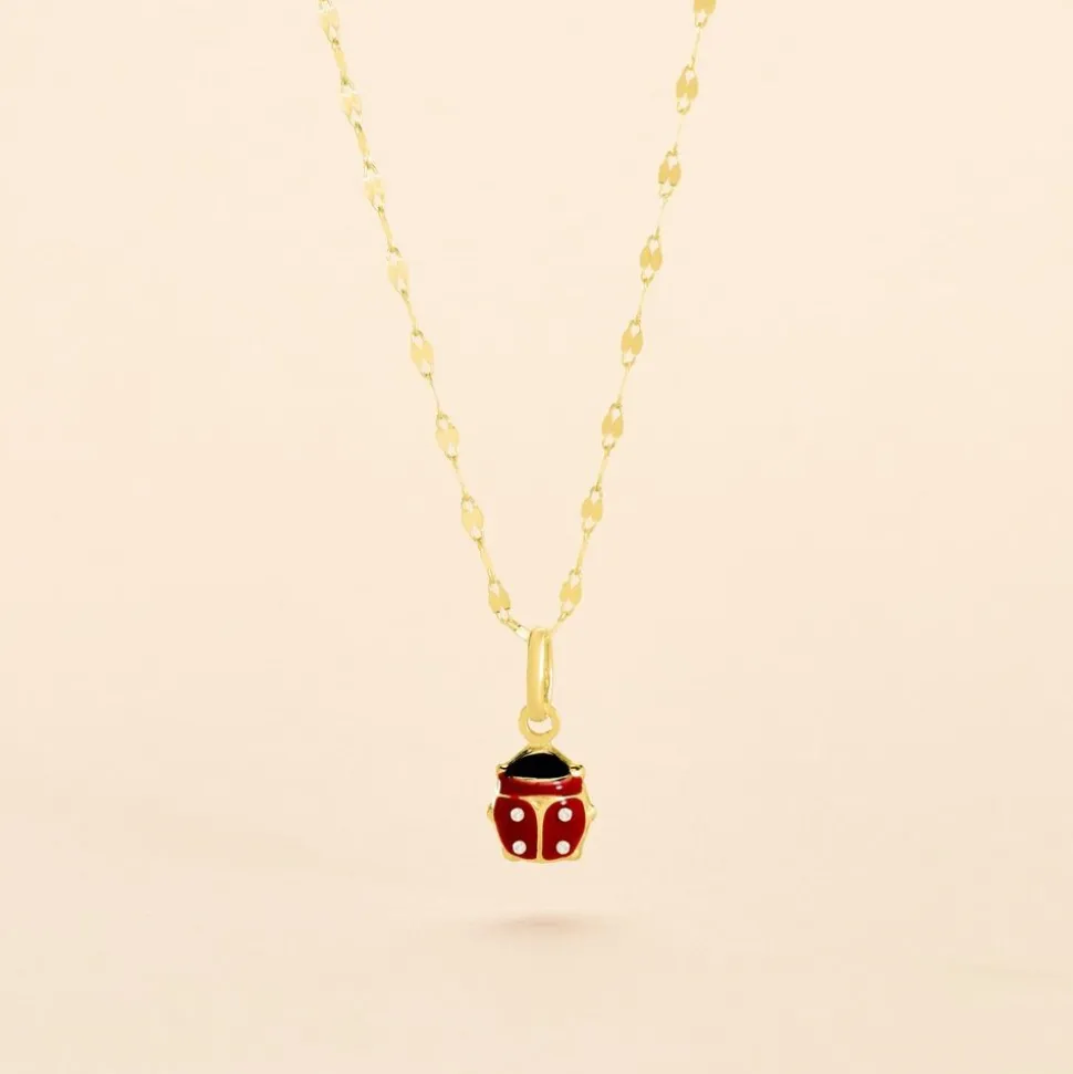 Collier Deena Or Jaune Oxyde De Zirconium