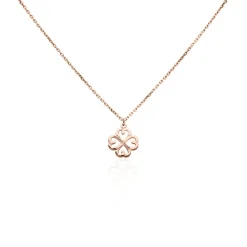 Collier Delmira Argent Rose