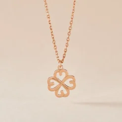 Collier Delmira Argent Rose