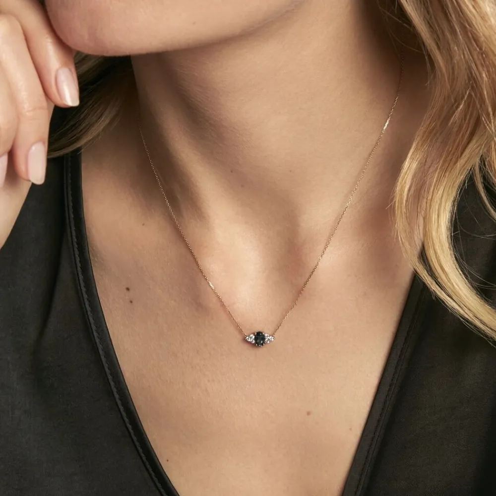 Collier Diapre Or Jaune Topaze Oxyde De Zirconium|Marc Orian Discount