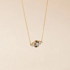 Collier Diapre Or Jaune Topaze Oxyde De Zirconium|Marc Orian Discount