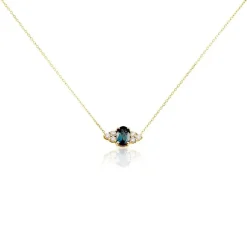Collier Diapre Or Jaune Topaze Oxyde De Zirconium|Marc Orian Discount