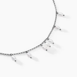 Collier Didem Argent Blanc Perle De Culture