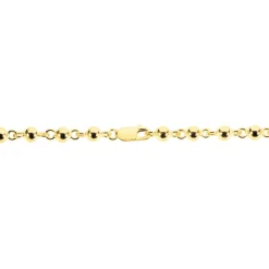 Collier Diona Diona Maille Boule Or Jaune