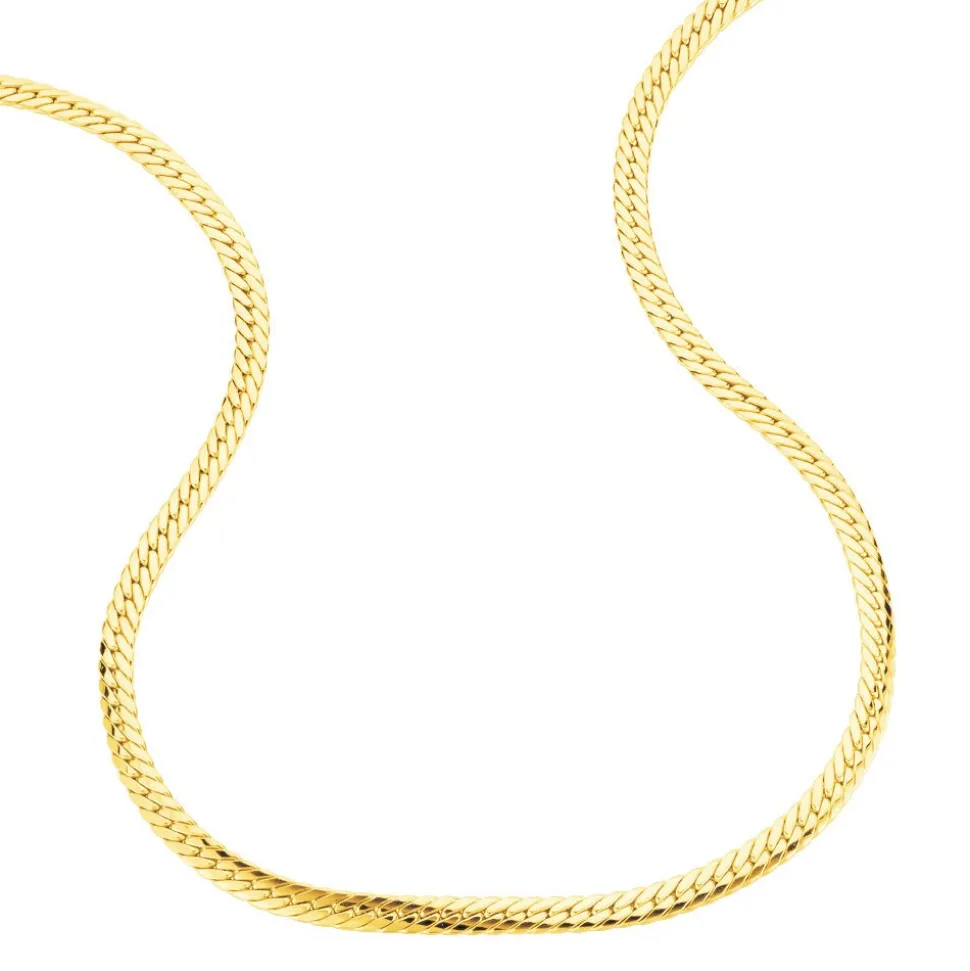 Collier Doline Maille Anglaise Or Jaune