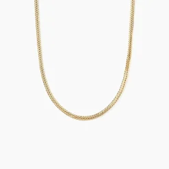 Collier Doline Maille Anglaise Or Jaune