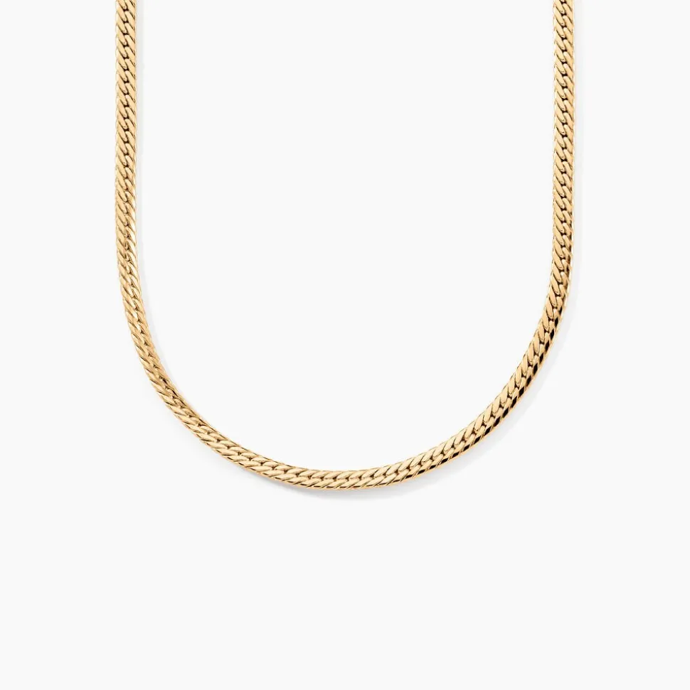 Collier Doline Maille Anglaise Or Jaune