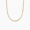 Collier Doline Maille Anglaise Or Jaune