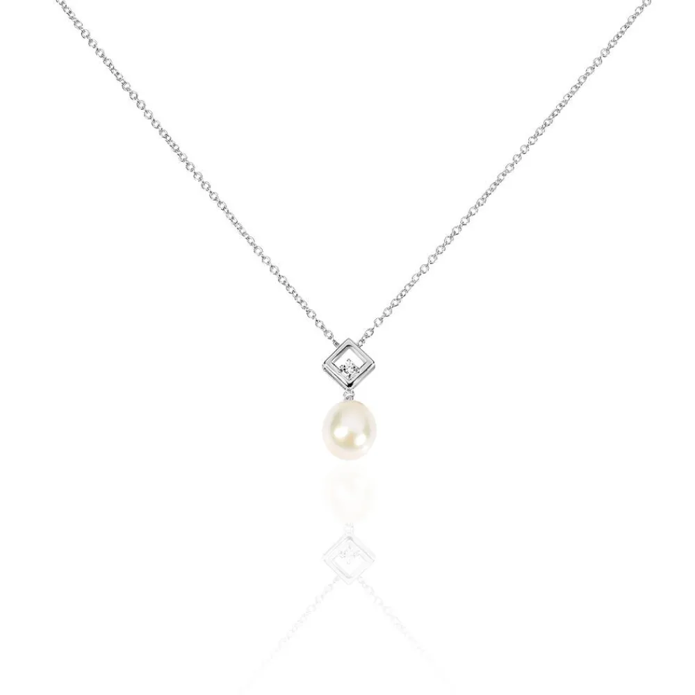 Collier Drusilla Argent Blanc Perle De Culture Et Oxyde De Zirconium|Marc Orian Sale