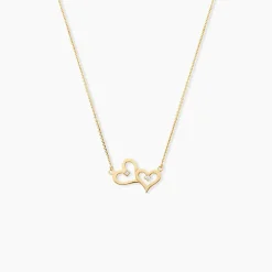Collier Duleep Or Jaune Oxyde De Zirconium