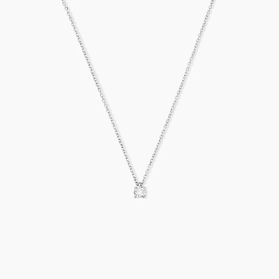 Collier Elfa Or Blanc Diamant