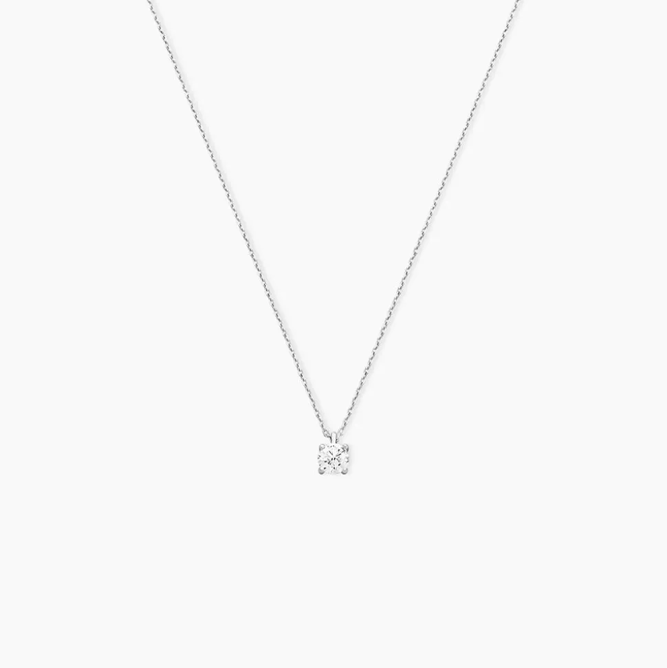 Collier Elfa Or Blanc Diamant
