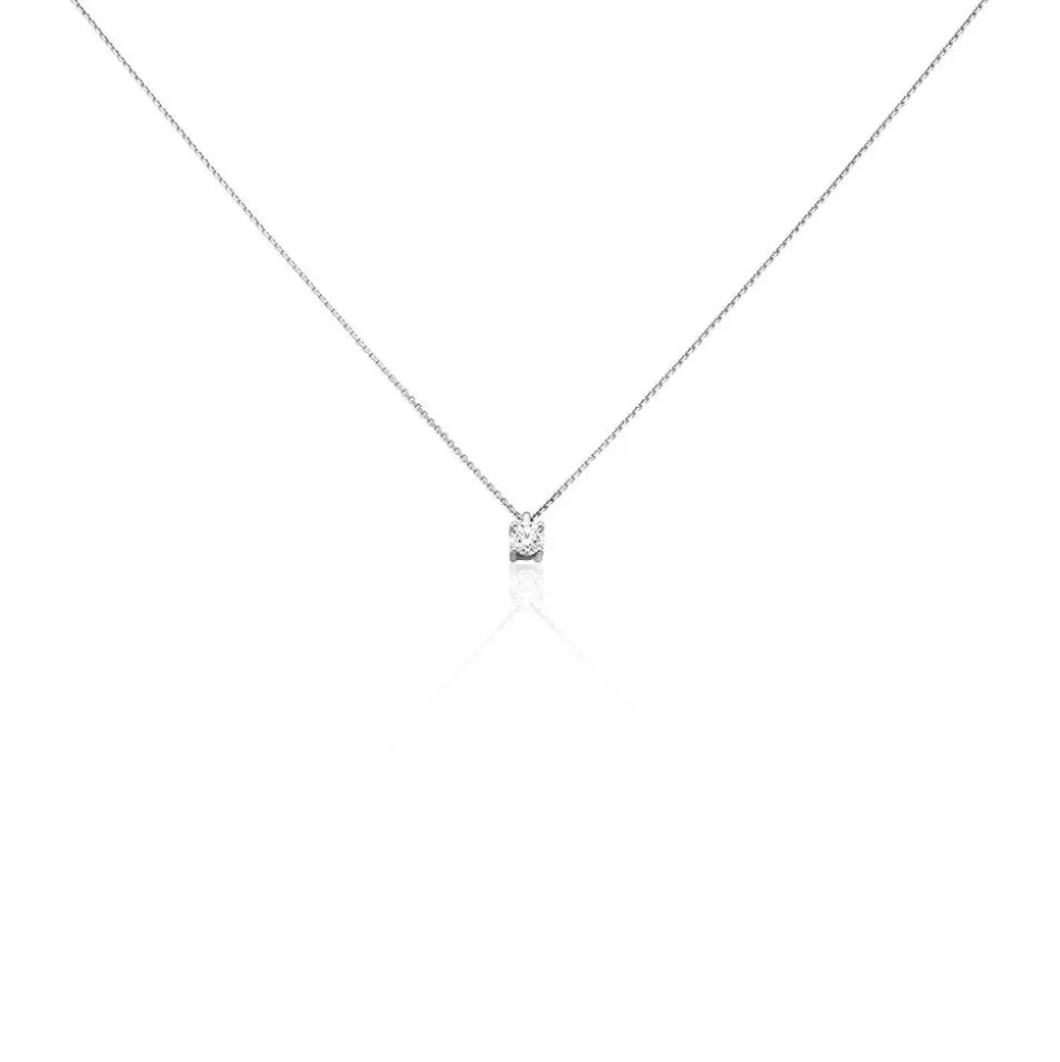 Collier Elfa Or Blanc Diamant
