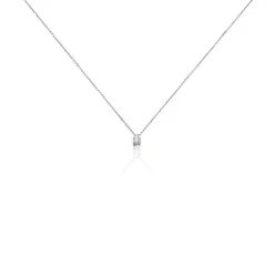 Collier Elfa Or Blanc Diamant