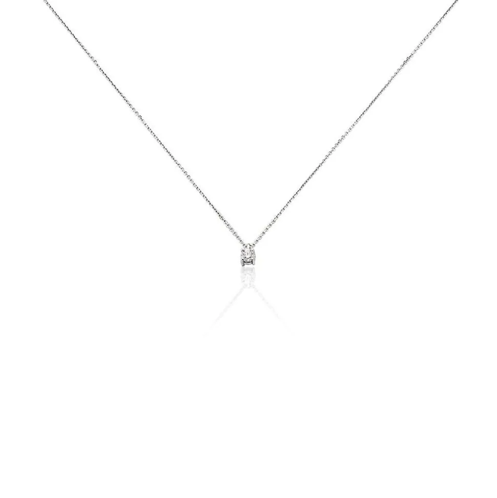 Collier Elfa Or Blanc Diamant