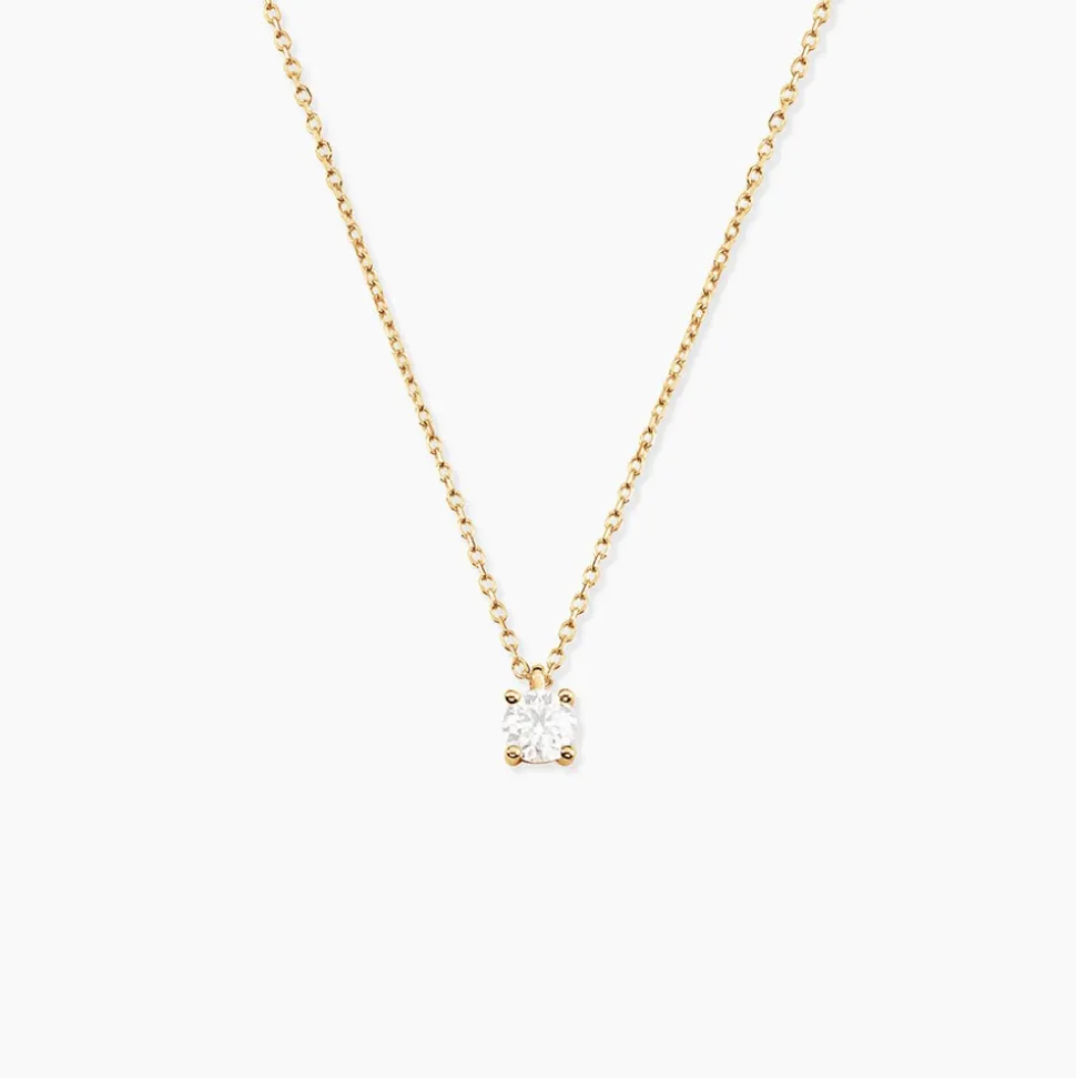 Collier Elfa Or Jaune Diamant