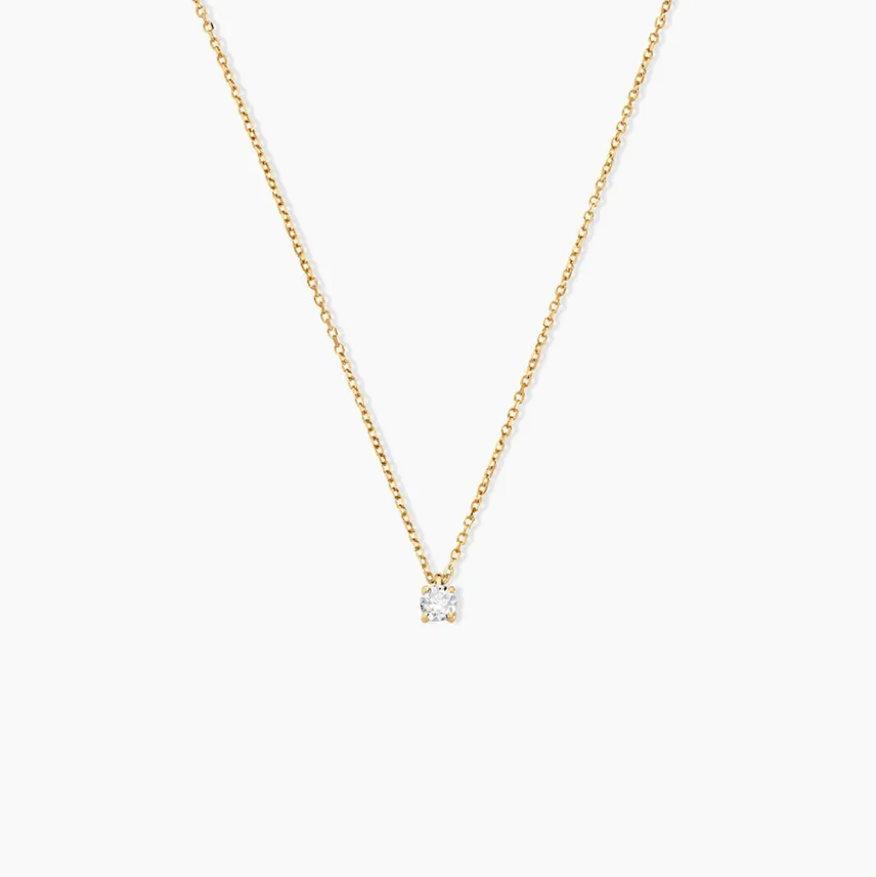 Collier Elfa Or Jaune Diamant