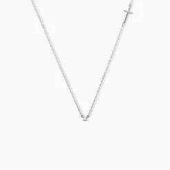 Collier Eloa Argent Blanc Oxyde De Zirconium|Marc Orian New