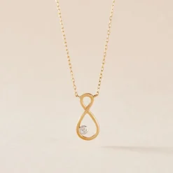 Collier Eszter Or Jaune Diamant