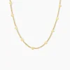Collier Eva Acier Jaune