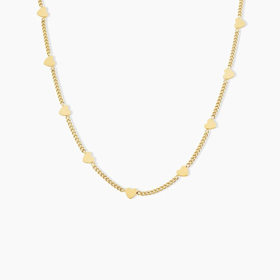 Collier Eva Acier Jaune