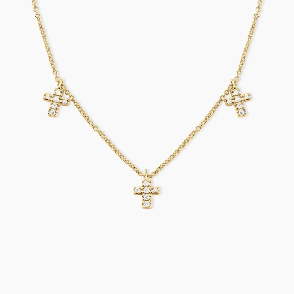 Collier Fatos Plaqué Or Jaune Oxyde De Zirconium|Marc Orian Sale
