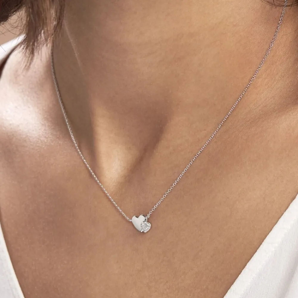 Collier Flamen Argent Blanc Oxyde De Zirconium|Marc Orian Best