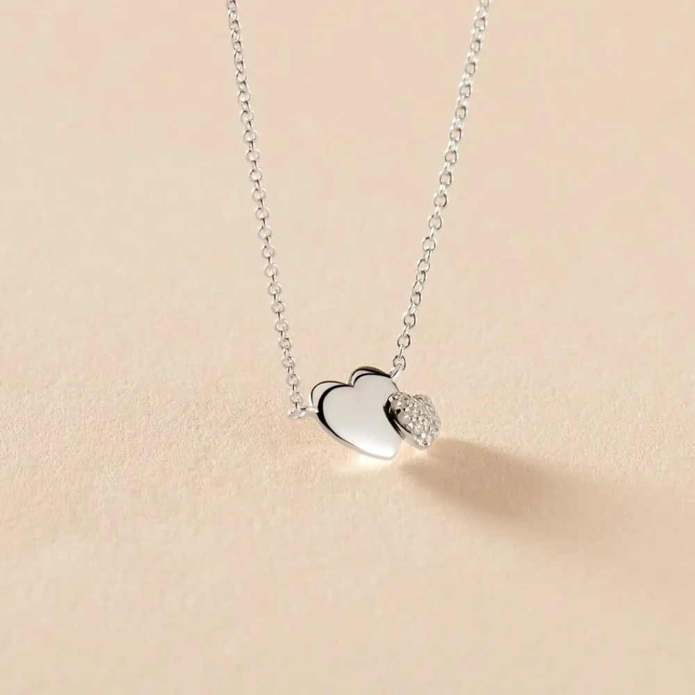 Collier Flamen Argent Blanc Oxyde De Zirconium|Marc Orian Best
