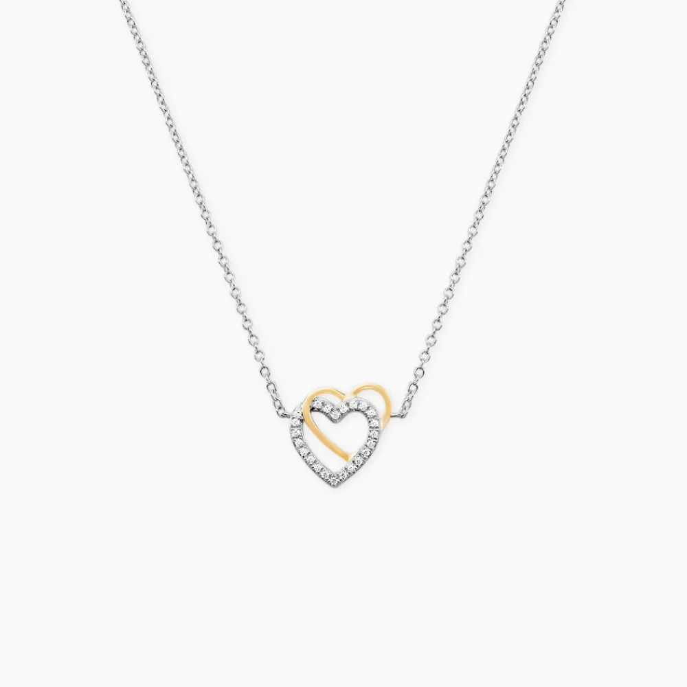Collier Gine Or Jaune Argent Blanc Oxyde De Zirconium|Marc Orian Online
