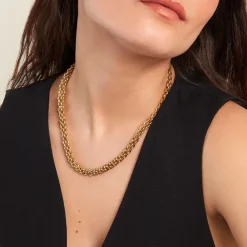 Collier Goa Acier Jaune|Marc Orian Hot