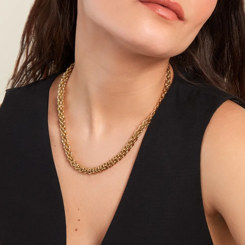 Collier Goa Acier Jaune|Marc Orian Hot