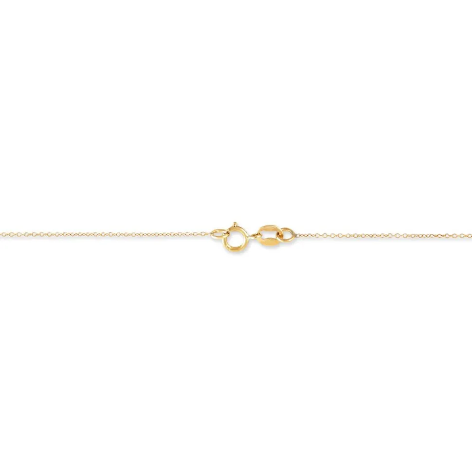 Collier Goutte Or Jaune Topaze