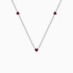 Collier Griotte Argent Blanc